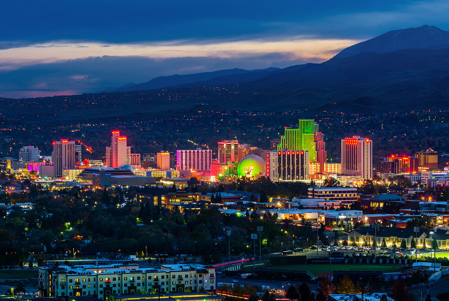 Reno, Nevada skyline